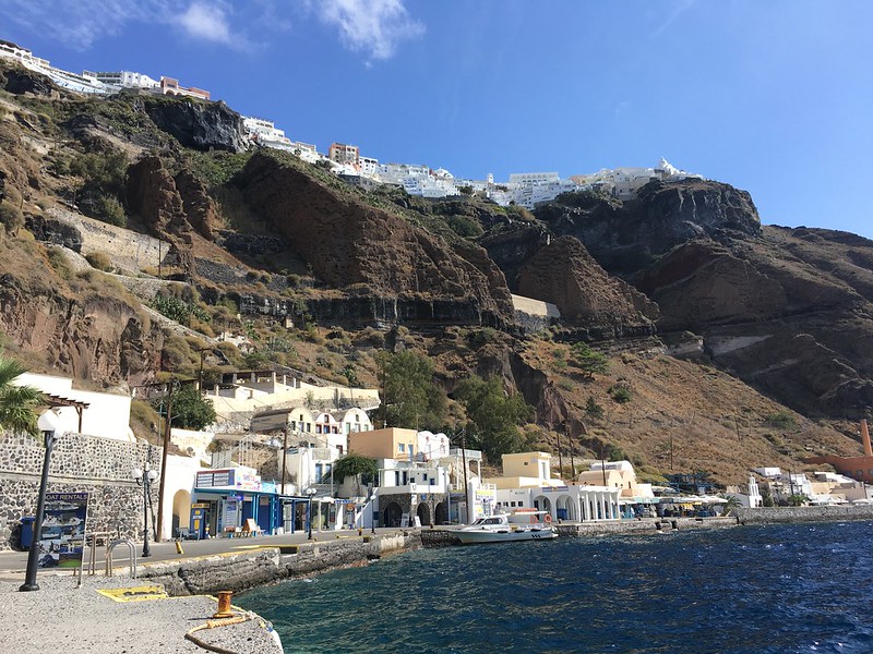Santorini látnivalói - Old port
