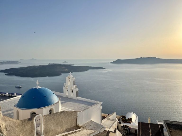 Santorini júniusban