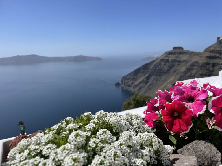Santorini áprilisban