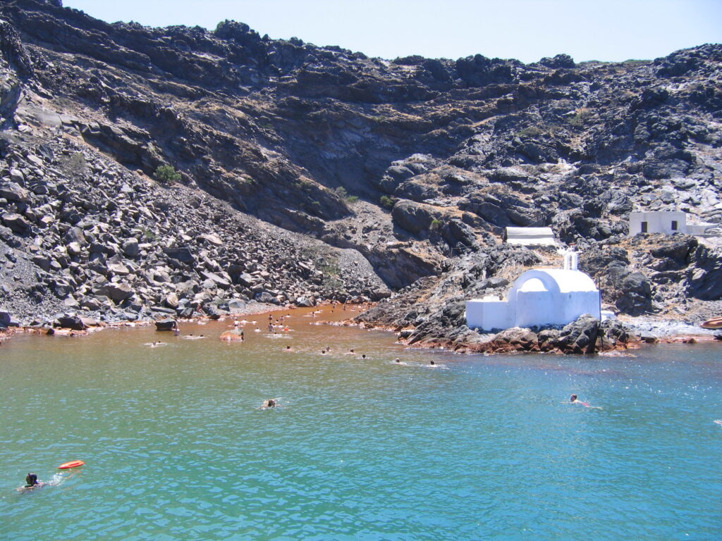 Santorini vulkánja